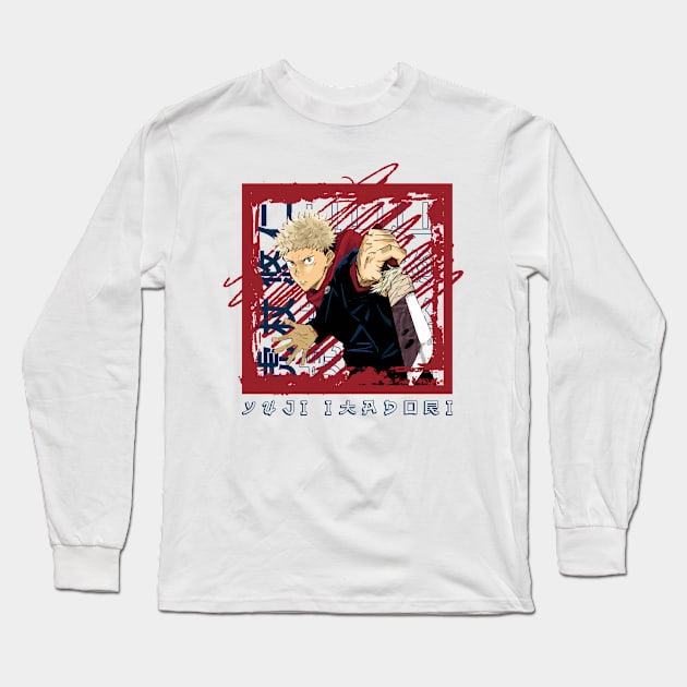 MANGA JUJUTSU KAISEN 0 YUJI T-SHIRT Long Sleeve T-Shirt by Huko